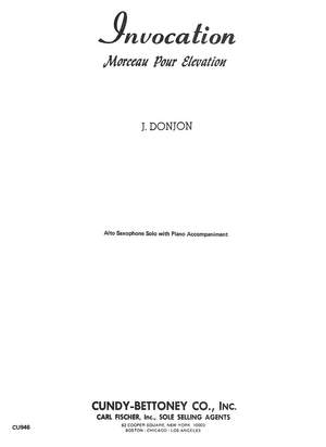 Donjon: Invocation (alto)