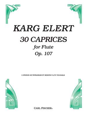 Sigfrid Karg-Elert: 30 Caprices Op.107