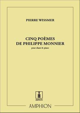 Wissmer: 5 Poèmes de Philippe Monnier