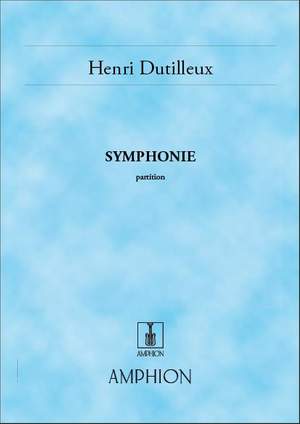 Dutilleux: Symphonie No.1