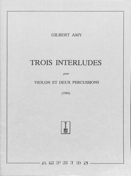 Amy: 3 Interludes