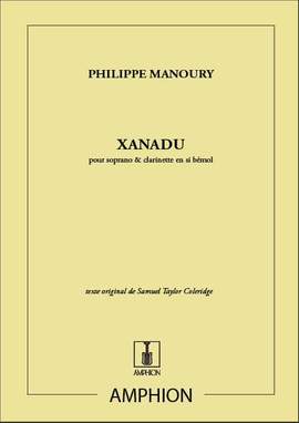 Manoury: Xanadu Op.20 (sop)