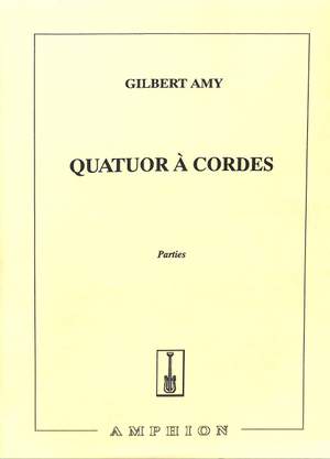 Amy: Quatuor à Cordes No.1