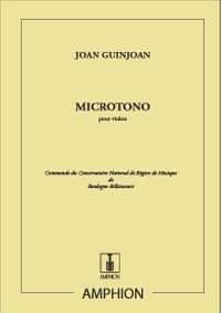 Guinjoan: Microtono