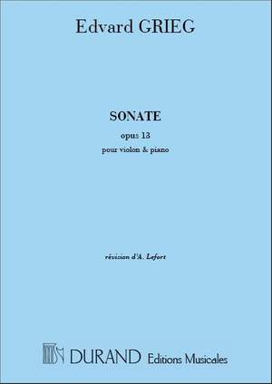 Grieg: Sonata Op.13 in G minor