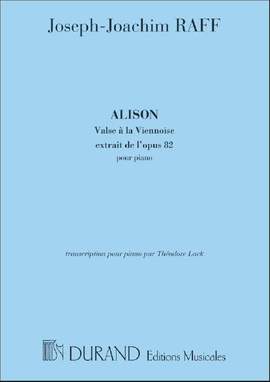 Raff: Alison Op.82, No.8