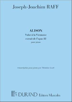 Raff: Alison Op.82, No.8