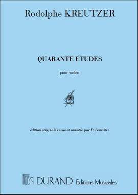 Kreutzer: 40 Studies (Original Edition)