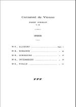 Schumann: Carnaval de Vienne Op.26 Product Image