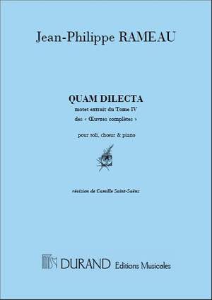 Rameau: Quam dilecta