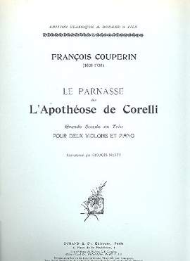 Couperin: Le Parnasse, ou l'Apothéose de Corelli