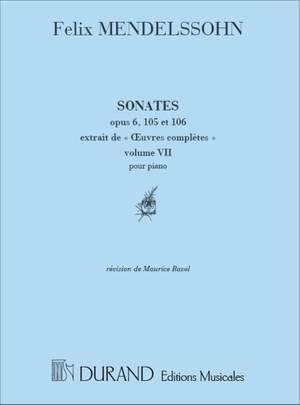 Mendelssohn: Oeuvres complètes Vol.7