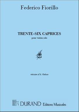 Fiorillo: 36 Caprices (ed. A.Géloso)