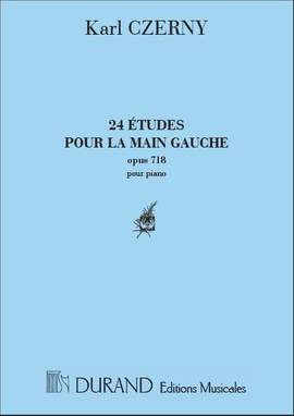 Czerny: Etudes pour la Main gauche Op.718 (Durand)