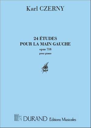 Czerny: Etudes pour la Main gauche Op.718 (Durand)