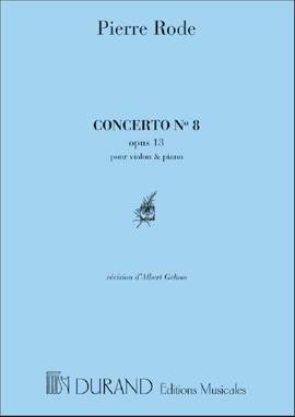 Rode: Concerto No.8, Op.13 in E minor (red. A.Géloso)