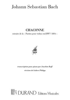 Bach: Chaconne (transc. J.Raff)