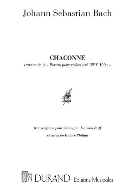 Bach: Chaconne (transc. J.Raff)