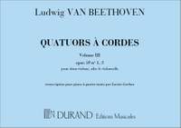 Beethoven: String Quartets Vol.3