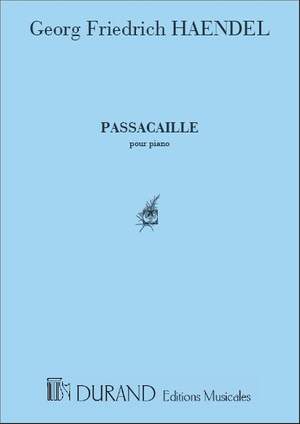 Handel: Passacaille variée in G minor (Durand)