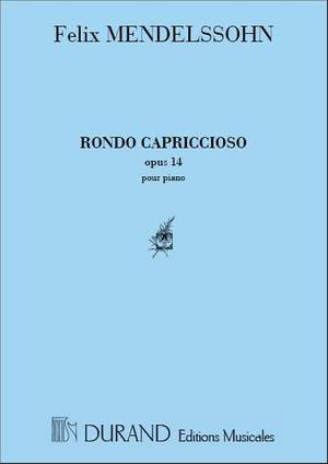 Mendelssohn: Rondo capriccioso Op.14 (Durand)