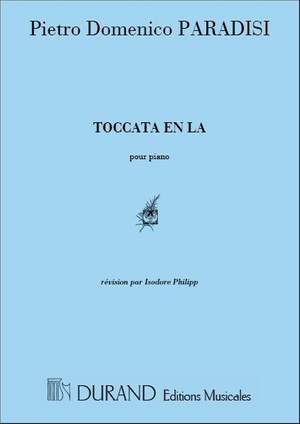 Paradisi: Toccata in A major (ed. I.Philipp)