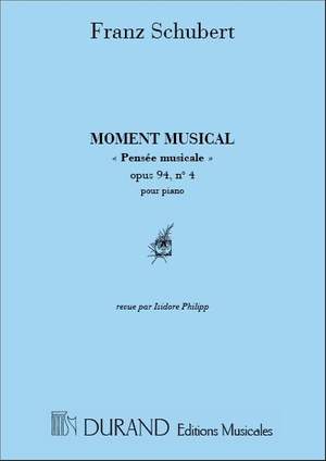 Schubert: Moment musical Op.94, No.4 in C sharp minor