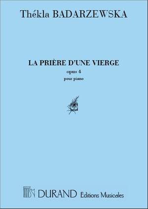 Badarzewska-Baranowska: La Prière d'une Vierge Op.4 (Durand)