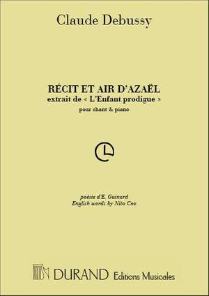 Debussy: Air de 'L'Enfant prodigue': Récit et Air d'Azaël (bar)