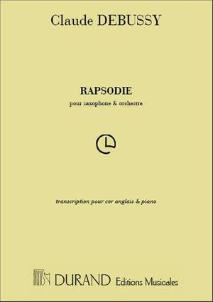 Debussy: Rapsodie pour Saxophone
