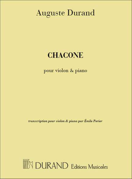 Durand: Chaconne