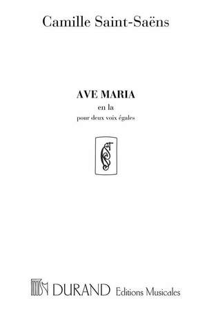Saint-Saëns: Ave Maria in A