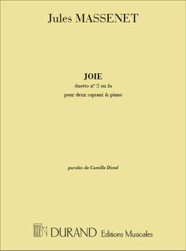 Massenet: Joie! (Durand Edition)
