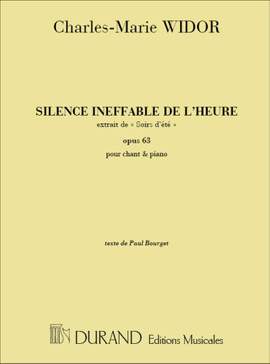 Widor: Soirs d'Eté Op.63