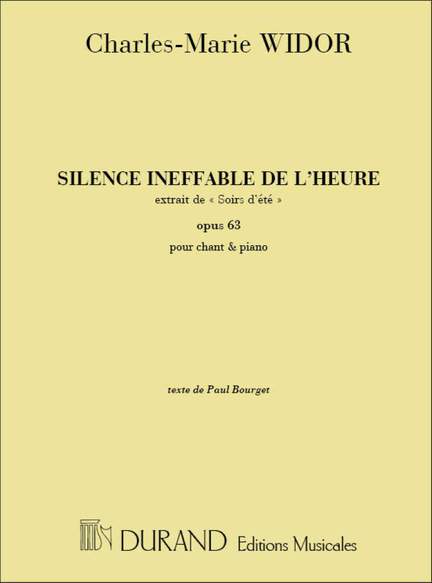Widor: Soirs d'Eté Op.63