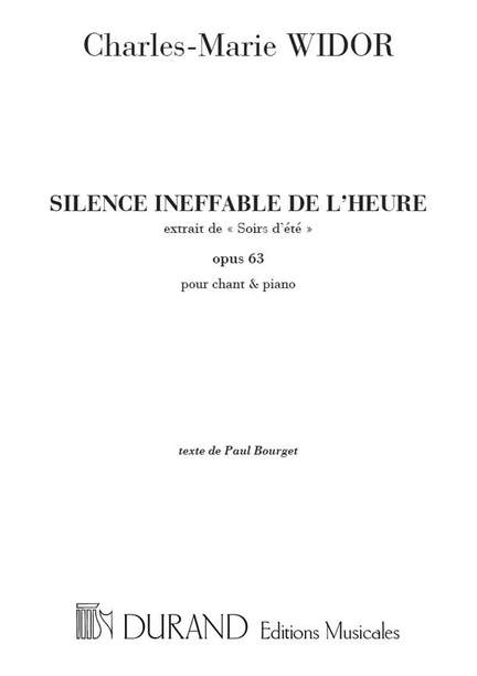 Widor: Silence ineffable