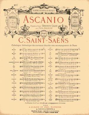 Saint-Saëns: Air de 'Ascanio' No.17: Arioso de Benvenuto (bar)
