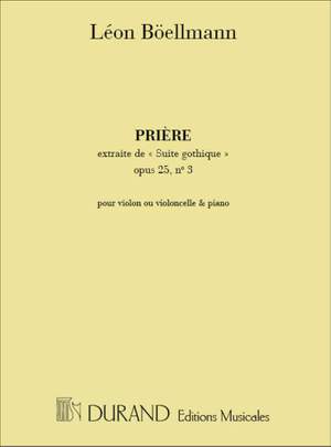 Boëllmann: Prière