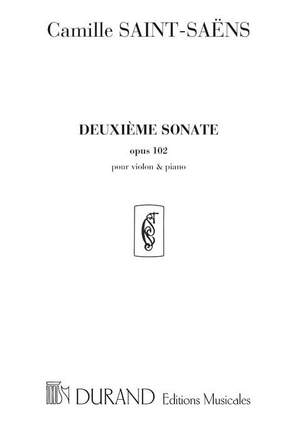 Saint-Saëns: Sonate No.2, Op.102 in E flat major