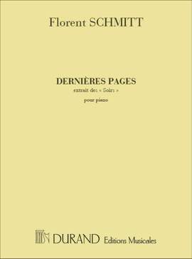 Schmitt: Dernières Pages Op.5, No.10
