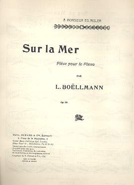 Boëllmann: Sur la Mer Op.38