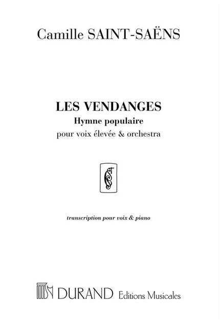 Saint-Saëns: Les Vendanges