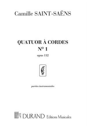 Saint-Saëns: Quatuor à Cordes No.1, Op.112 in E minor