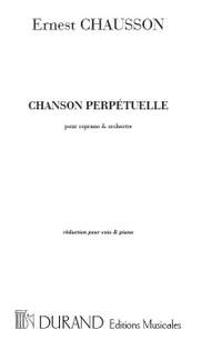 Chausson: Chanson perpétuelle Op.37