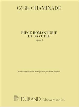 Chaminade: Pièce romantique et Gavotte Op.9