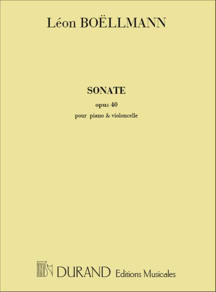 Boëllmann: Sonate Op.40