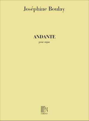 Boulay: 3 Pièces No.1: Andante