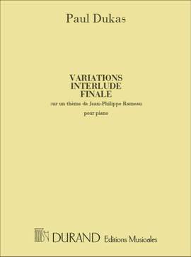Dukas: Variations, Interlude et Finale sur un Thème de J.P.Rameau