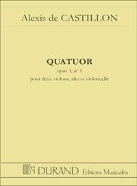 Castillon: Quatuor à Cordes Op.3, No.1