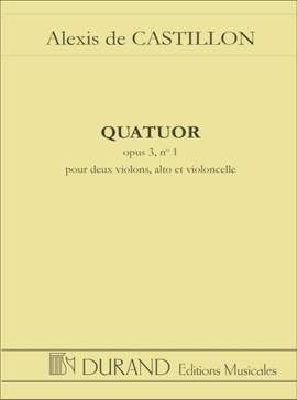 Castillon: Quatuor à Cordes Op.3, No.1